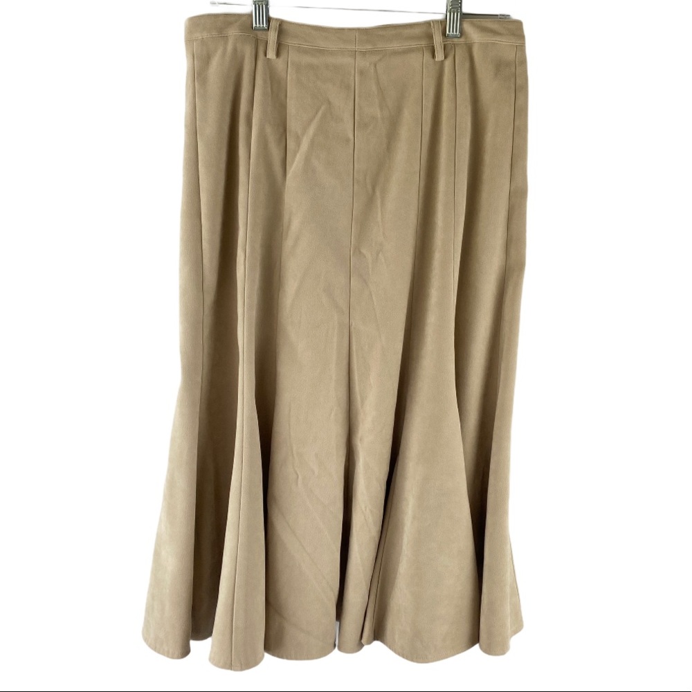 Dressbarn Skirt Faux Suede